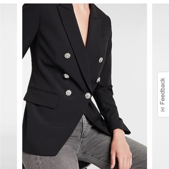 New “Express” black blazer; size XS - Picture 2 of 13